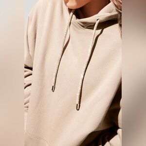 POPFLEX Shimmer Pullover Cloud Hoodie - Milk Tea